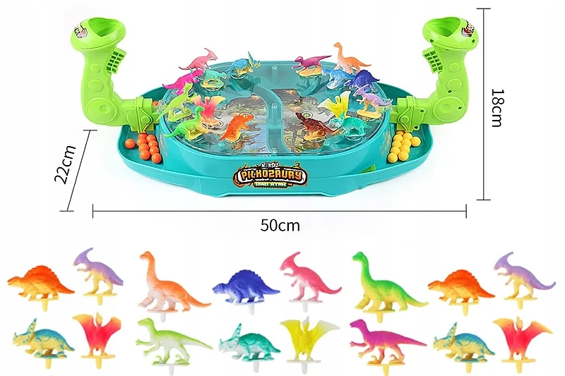 Webski ŽAIDIMAS Žaislų dovana DVIEJIEM VAIKAMS BALL SAURIES Dinosaur Wars BALLS