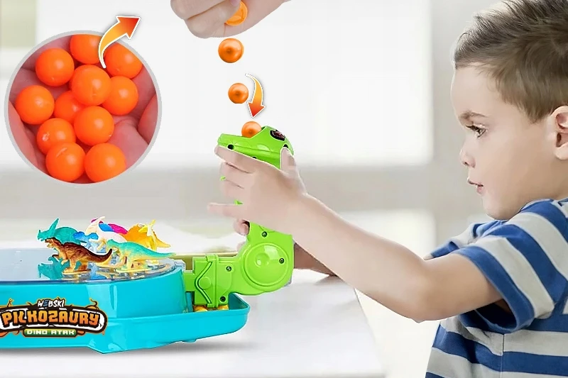 Webski ŽAIDIMAS Žaislų dovana DVIEJIEM VAIKAMS BALL SAURIES Dinosaur Wars BALLS