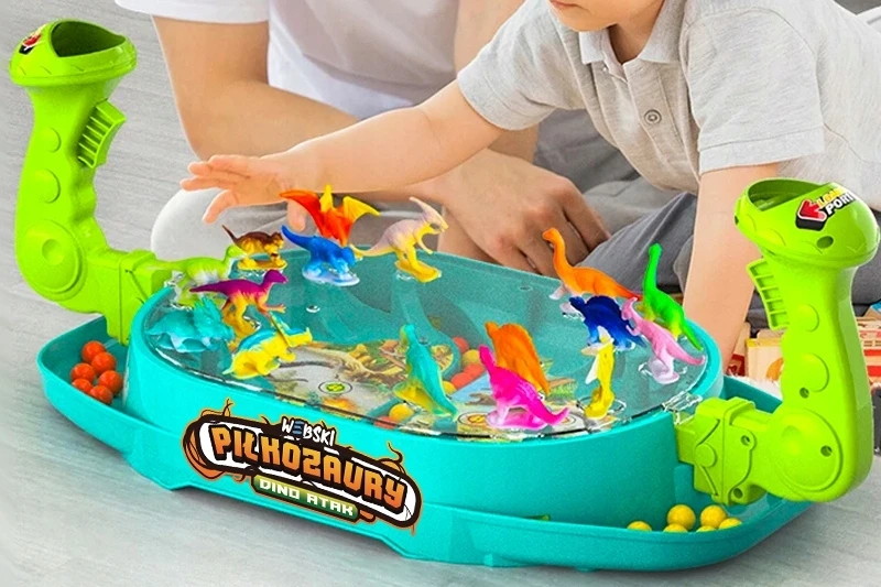 Webski ŽAIDIMAS Žaislų dovana DVIEJIEM VAIKAMS BALL SAURIES Dinosaur Wars BALLS