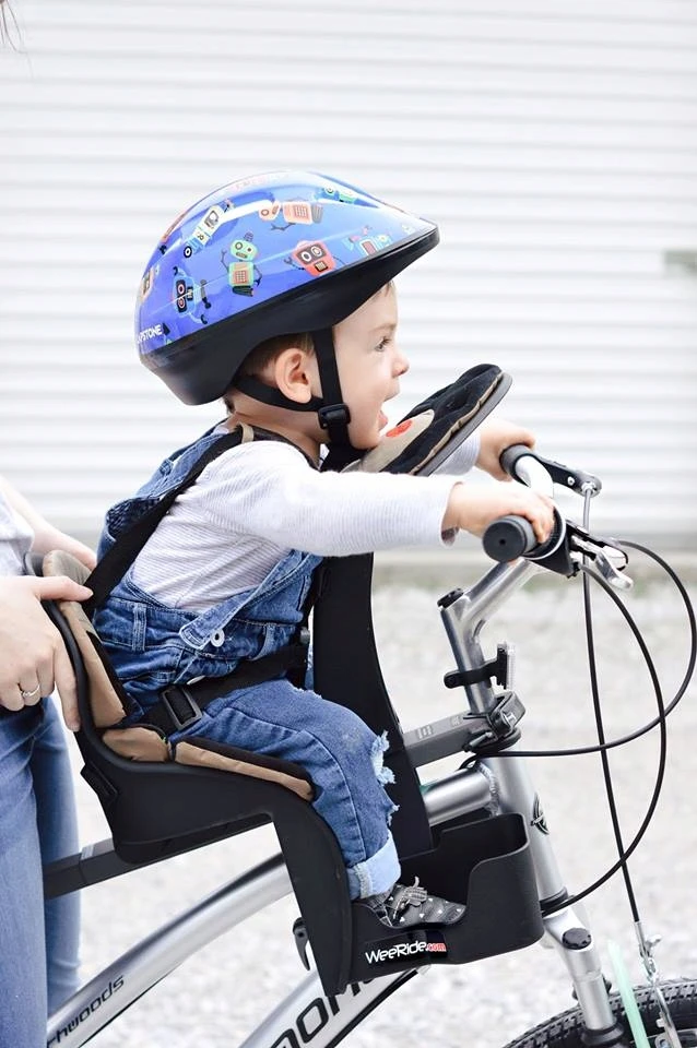 WeeRide Safe Classic GRAY/Raudonas Dviračio kėdutė JAV/ES vaikiškas balnelis