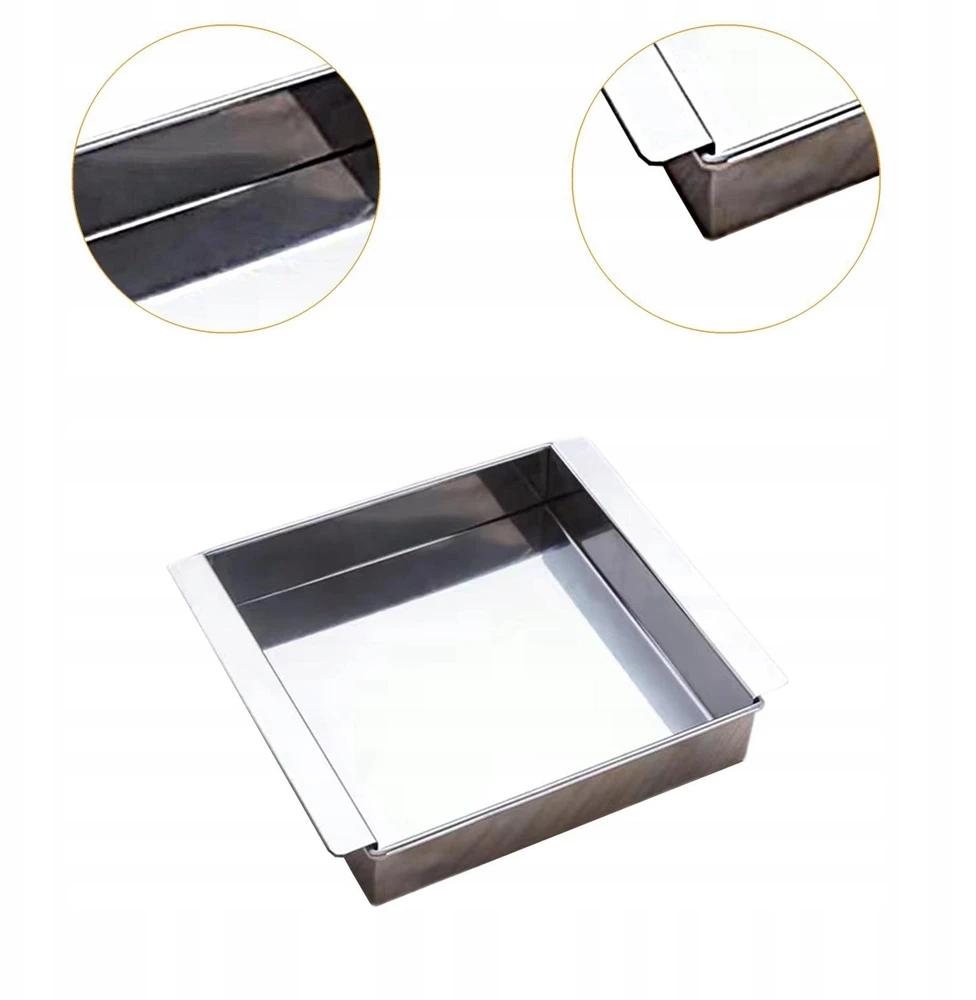 Wegańska prasa do tofu Prasa do sera Forma Instrukcja ze stali nierdzewnej 21cmx21cmx5cm