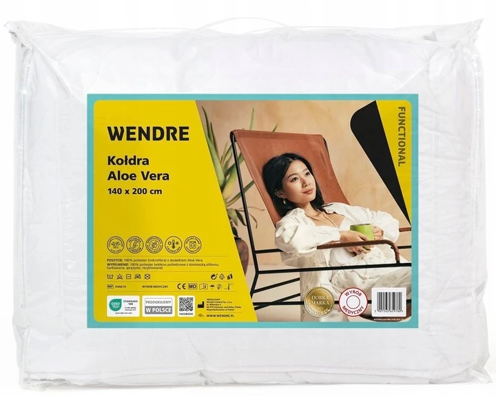 Wendre ALOE VERA QUILT 140x200 ALOE MEDICAL COMFORT antialerginis
