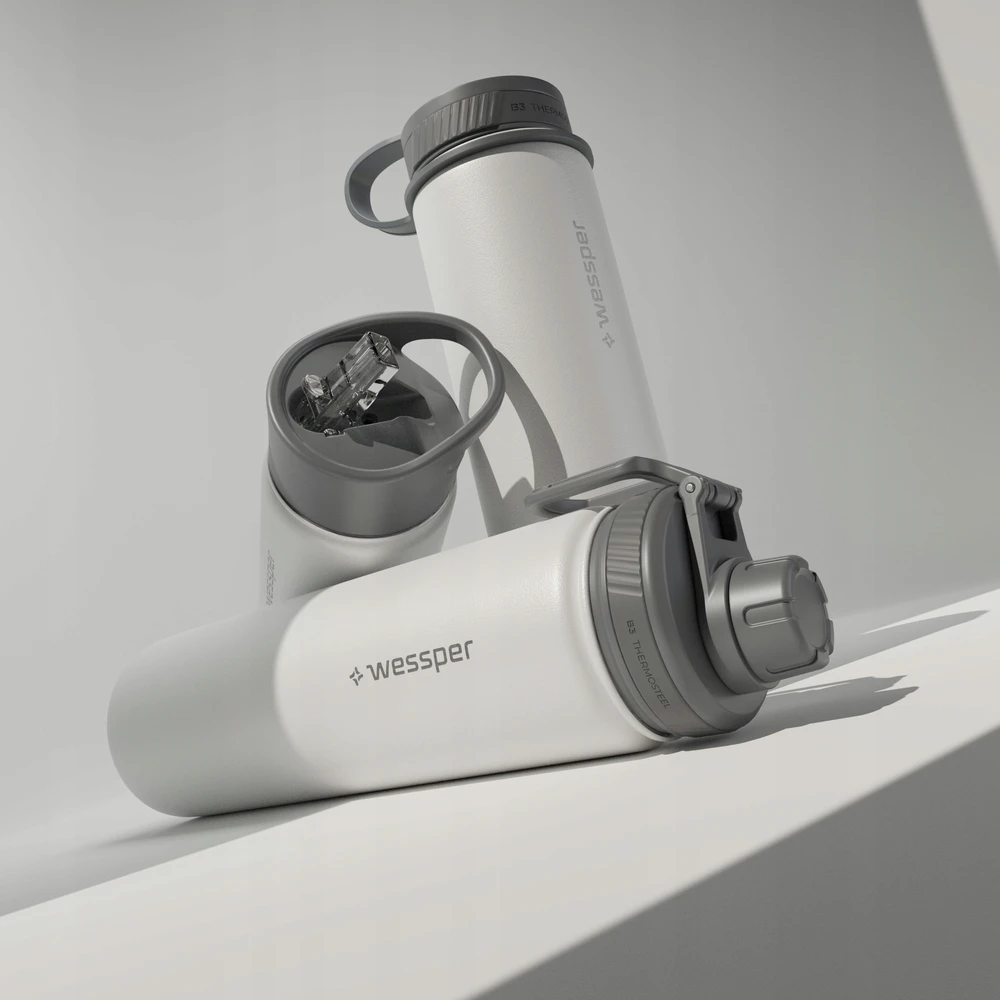 Wessper B3 THERMOSTELL termoso termoso buteliukas gėrimams iš plieno, 700 ml