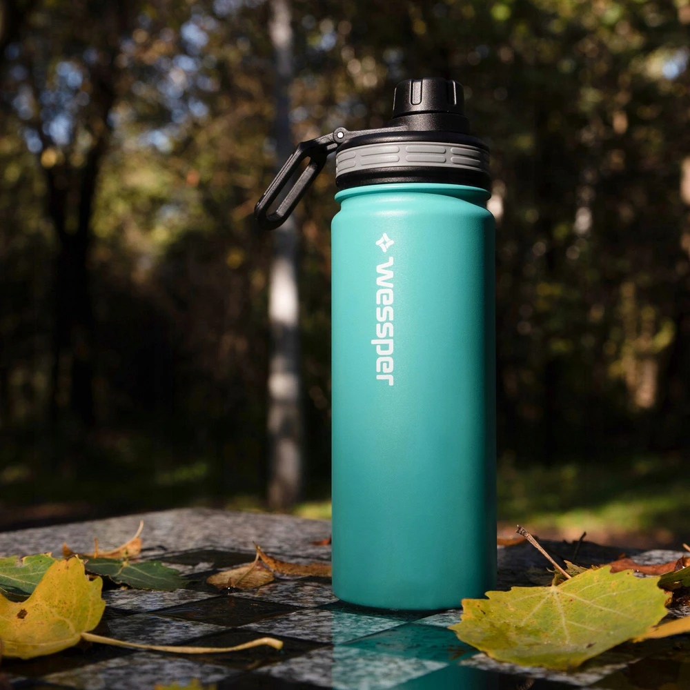 Wessper termo puodelis su šiaudeliu, nerūdijantis plienas, 500 ml