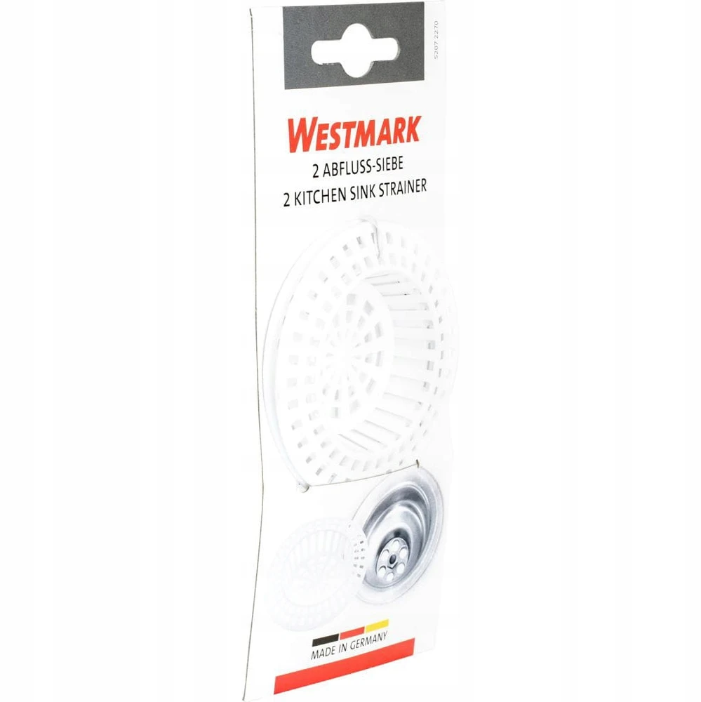 WESTMARK Rinkinyje 2 kriauklės kamščiai, sk. 7cm, baltos spalvos