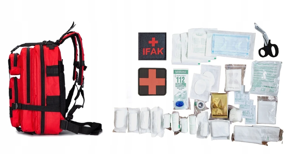White Eagle TOBRA BACKPACK FIRST KIT GELBĖJIMO ĮRANGA 86 vnt