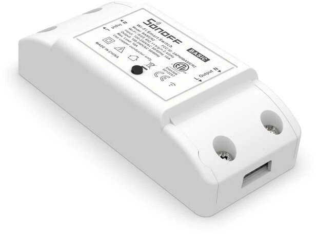 Sonoff Basic R2 1-kanalo išmani relė valdoma WiFi - 230VAC 2200W