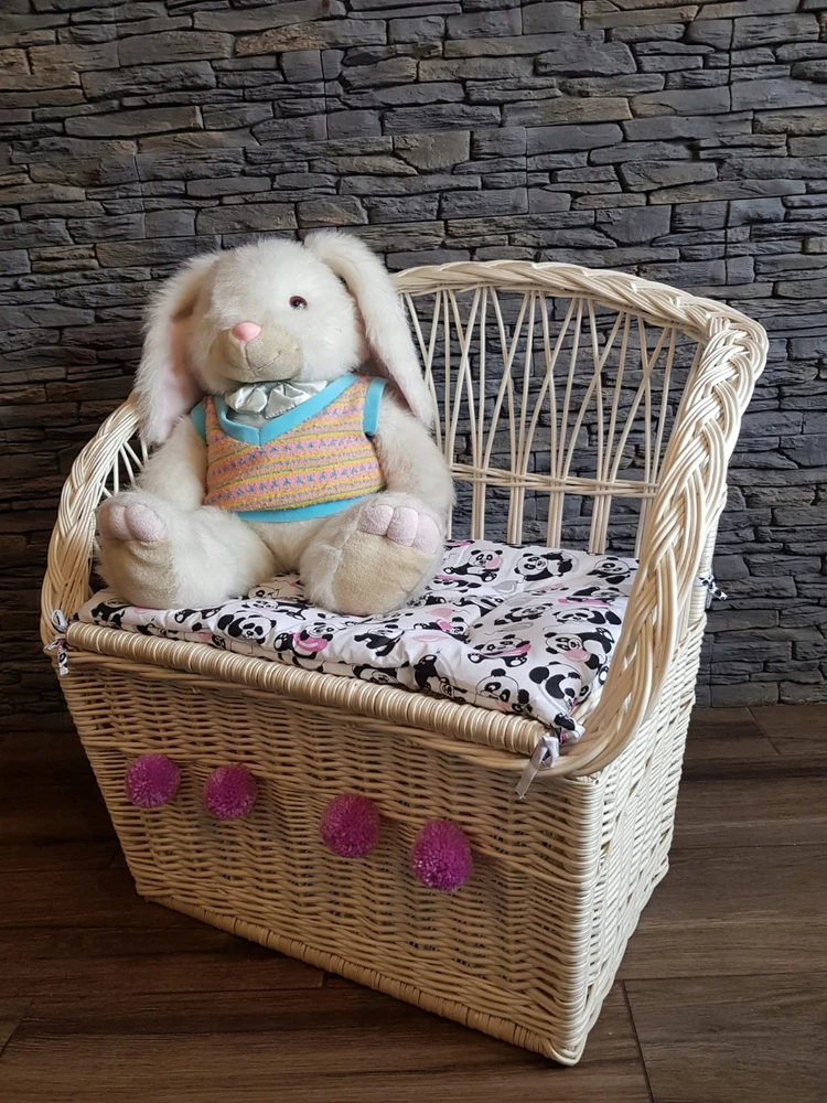 Wickerland Ławka wiklinowa sofa kufer skrzynia PODUSZKA