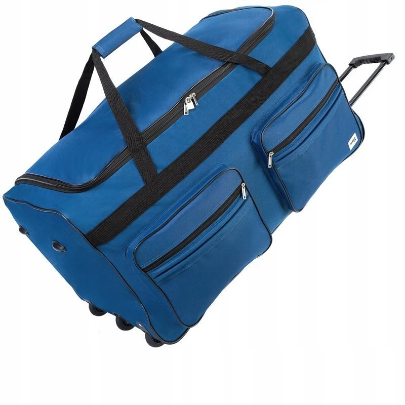 Wideshop DIDELIS KELIONINIS LAGAMINIS ANT RATAI 160L MĖLYNAS