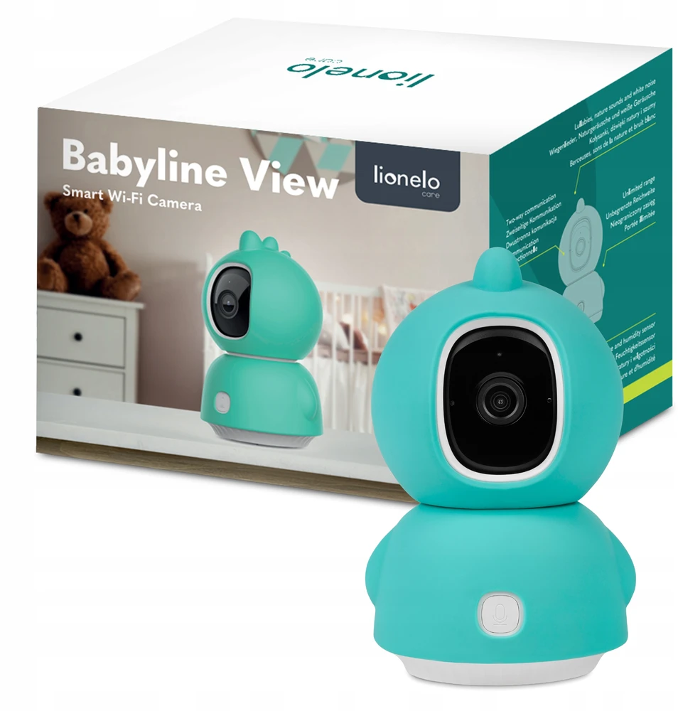 WiFi elektroninė auklė, neribotas diapazonas + Lionelo Babyline laikiklis