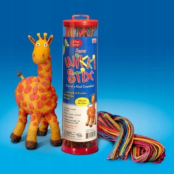 Wikki Stix Super Long Wax Virvelės 48 vnt