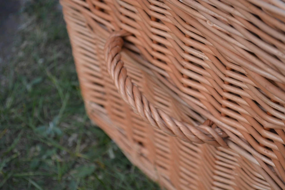 Wiklinowa Wieś SKRZYNIA WIKLINOWA SCHOWEK OGRÓD ROZMIAR 70 CM