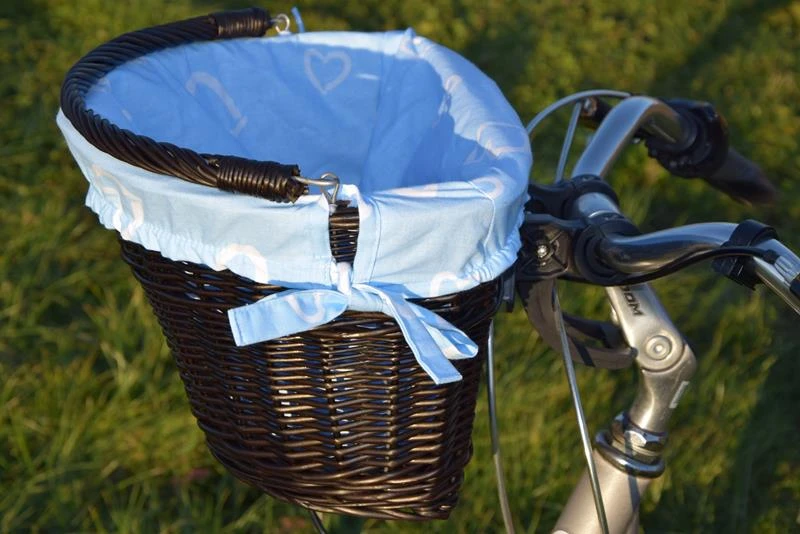 Wiklinowe Cuda Pinti dviračio krepšelio paspaudimas POLISH + 16 spalvų įdėklas