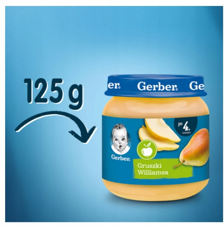 Williams Pear desertas 125 g Gerber