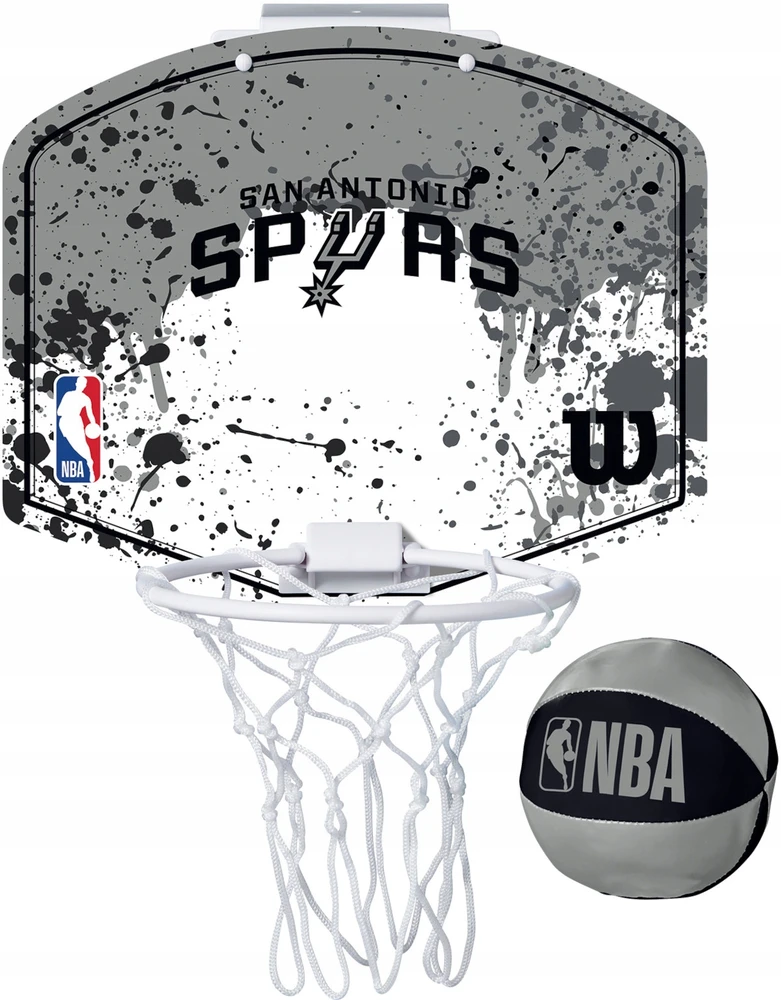 Wilson Basketbola groza komplekts NBA MINI-HOOP SAN ANTONIO SPURS
