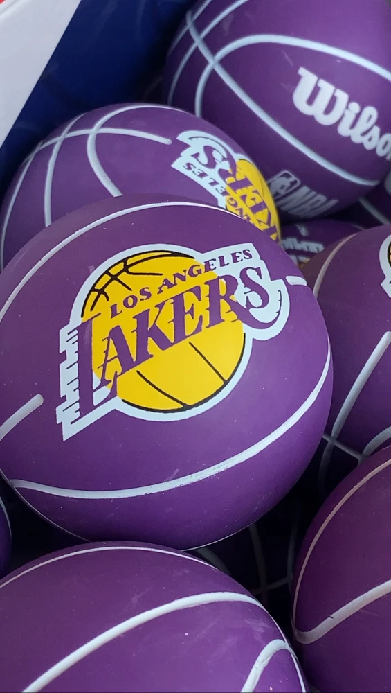 WILSON NBA DRIBBLER LA LAKERS krepšinio kamuoliukas