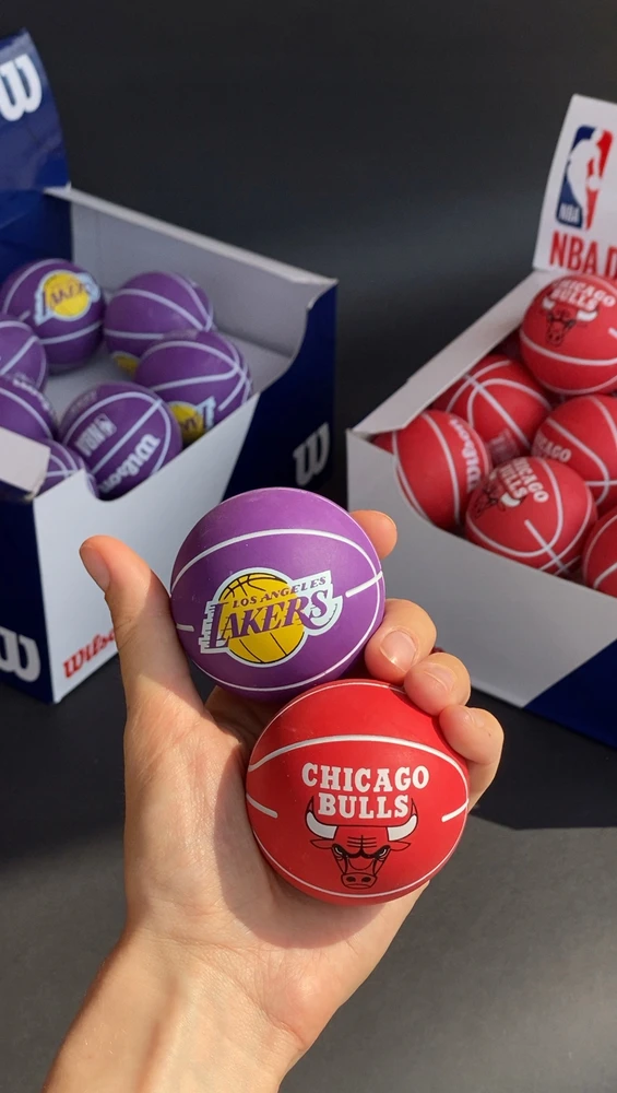 WILSON NBA DRIBBLER LA LAKERS krepšinio kamuoliukas