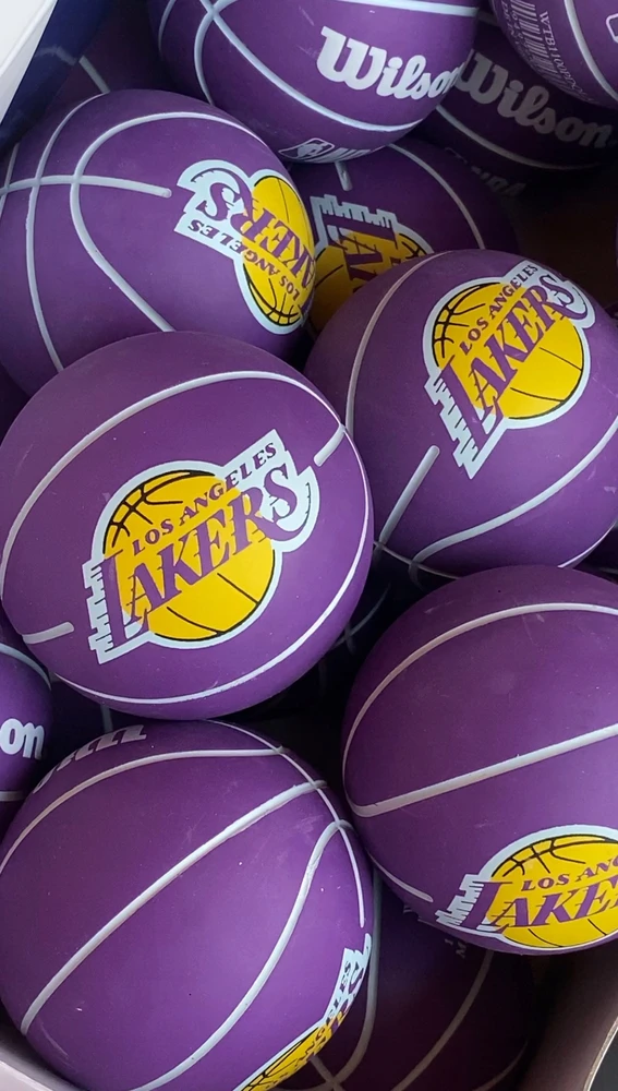 WILSON NBA DRIBBLER LA LAKERS krepšinio kamuoliukas