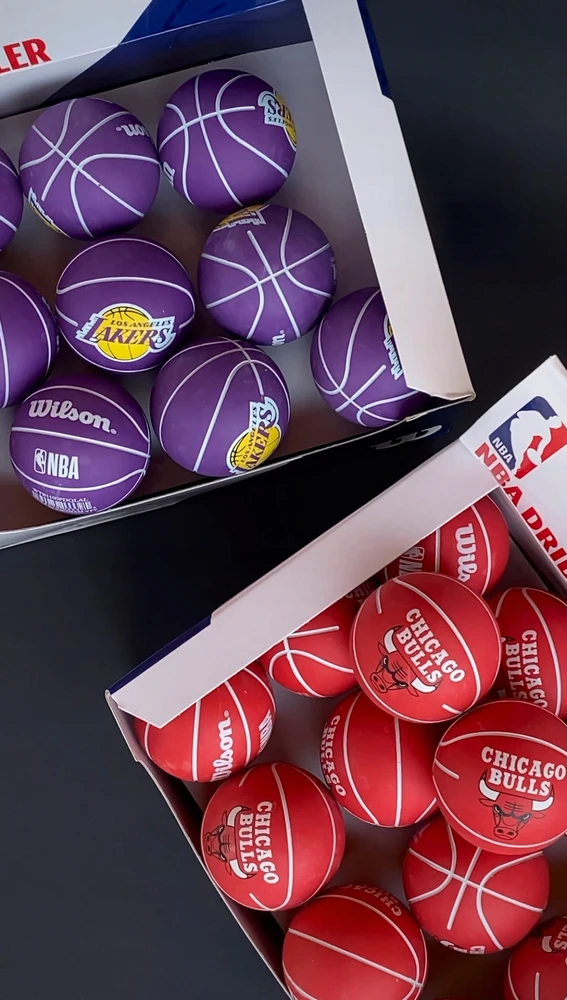 WILSON NBA DRIBBLER LA LAKERS krepšinio kamuoliukas