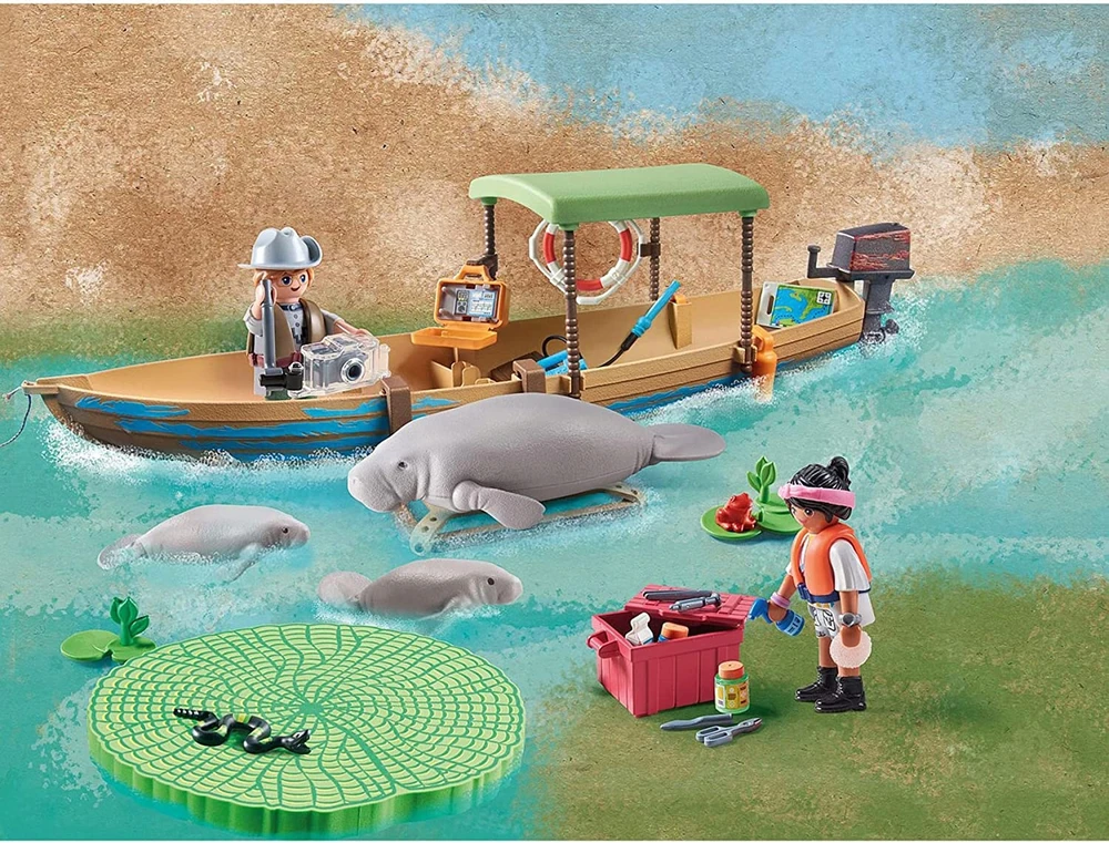Playmobil Kelionė laivu pas Lamantinus