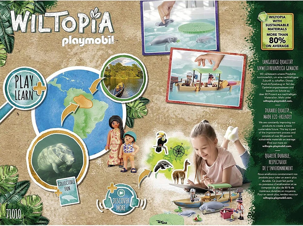 Playmobil Kelionė laivu pas Lamantinus