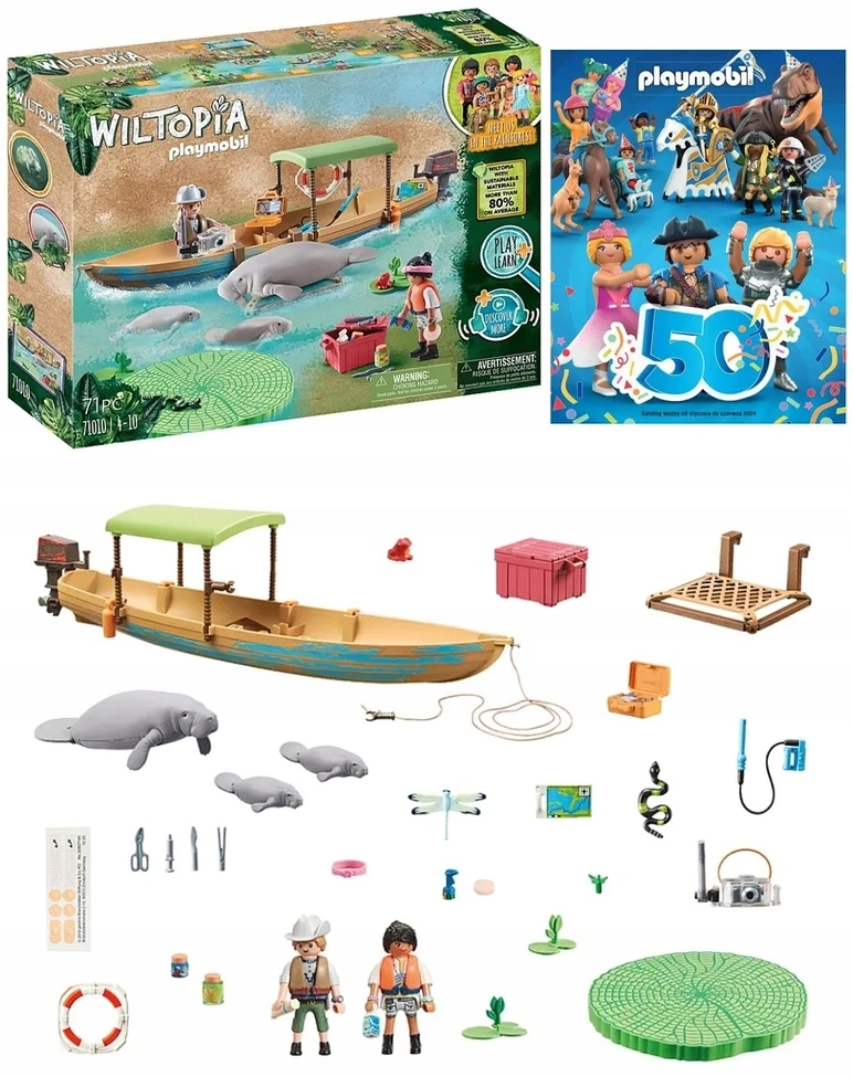 Playmobil Kelionė laivu pas Lamantinus