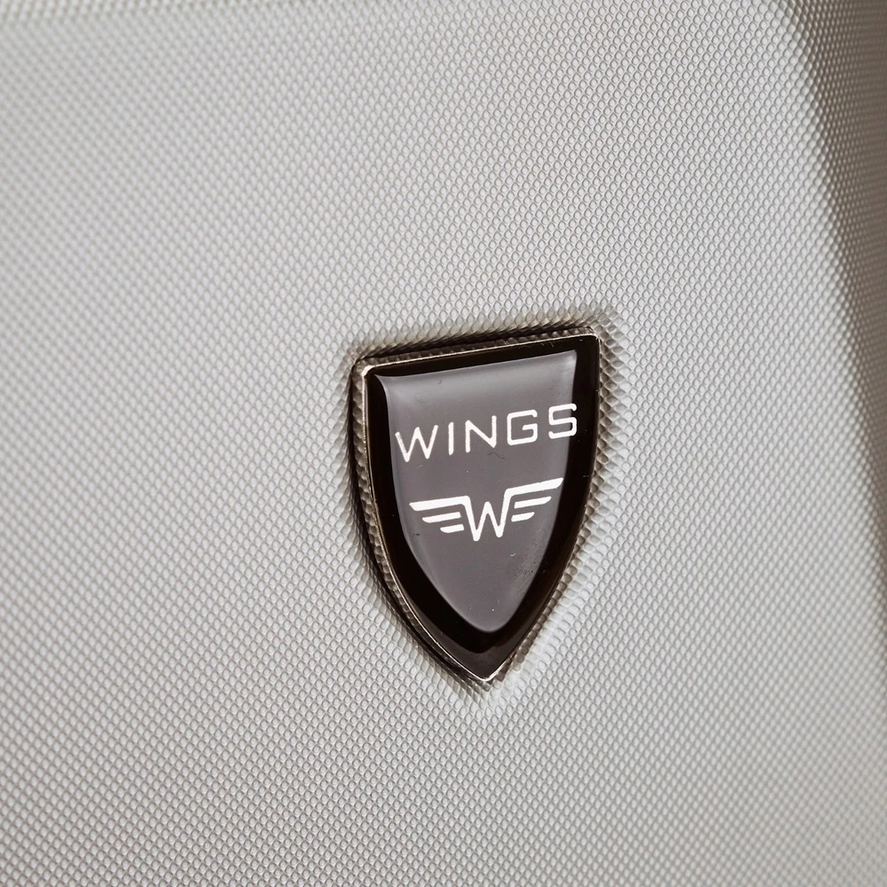 WINGS ABS+ lagaminų komplektas, komplektas S M L, 360 ratai, lengvas, erdvus, stilingas