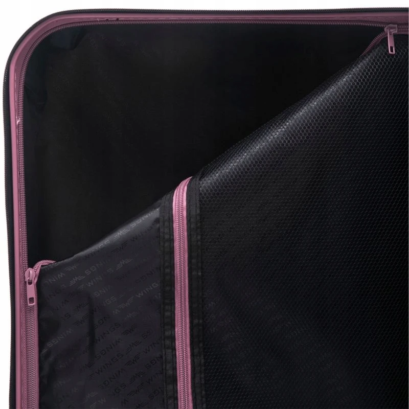 WINGS DIDELIS lagaminas 28" 96L POLICARBON CRAKE WINE Raudonas
