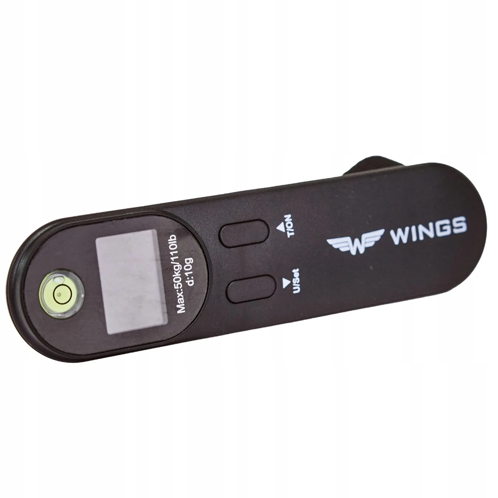 WINGS elektroninės bagažo svarstyklės kelioniniam lagaminui kelionėms lėktuvu