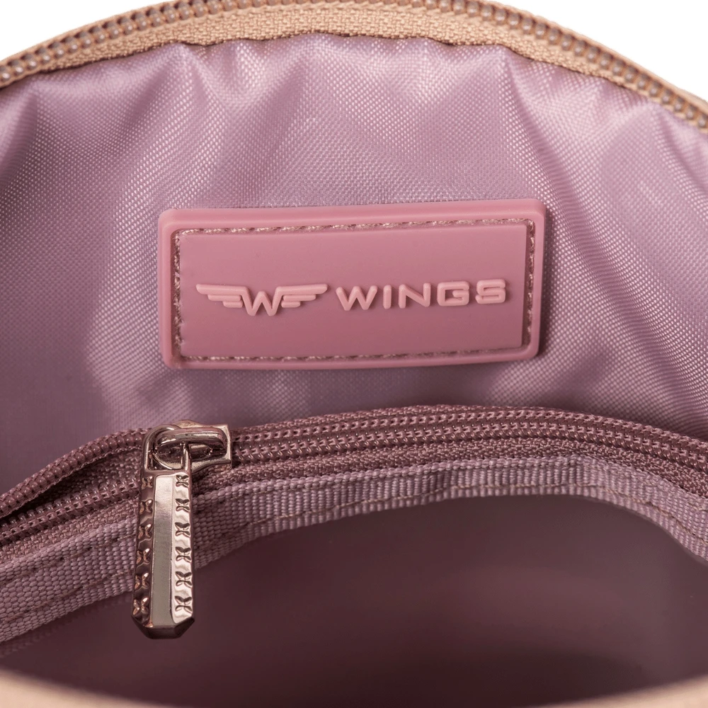 Wings Mažas Vienos Kameros Kosmetinis Krepšelis Skylark, Smėlio Spalvos