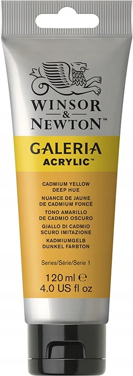 Winsor Newton Akriliniai dažai Galeria 120 ml - 115 Kadmio geltonumo