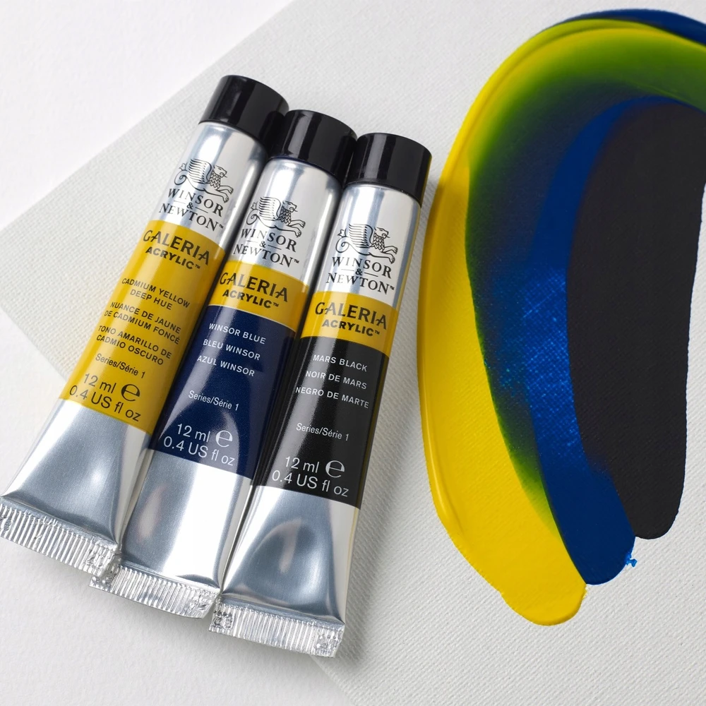 Winsor Newton Akriliniai dažai "galeria" 120 ml, Titano balta