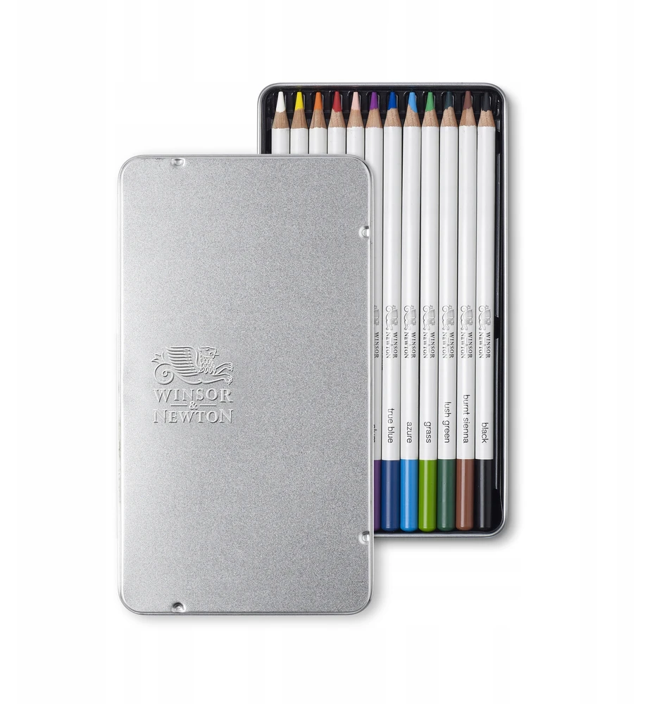 Winsor Newton Akvarelinis pieštukas W&amp;N Studio 12vnt. metaline dežute