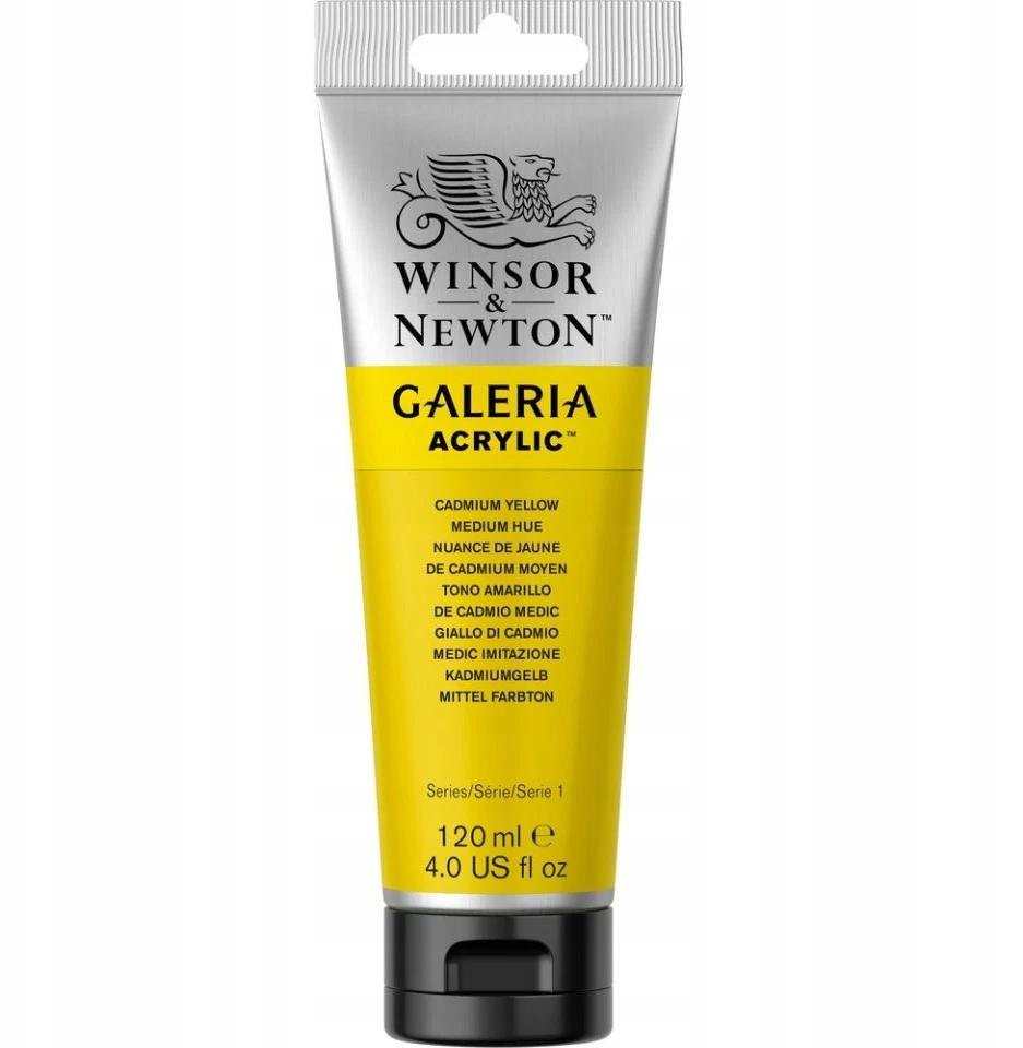 Winsor & Newton Galeria Akriliniai Dažai 120 ml - Kadmio Geltonos