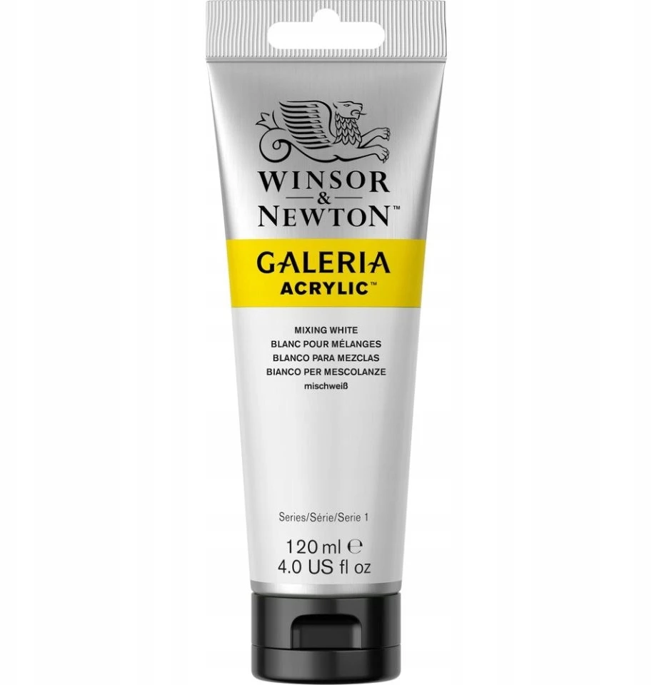 Winsor & Newton Galeria Akriliniai Dažai 120ml - 415 Maišymo Balti