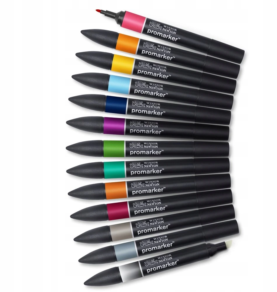 Winsor & Newton Promarker 12+1 rinkinys Tattoo Tones