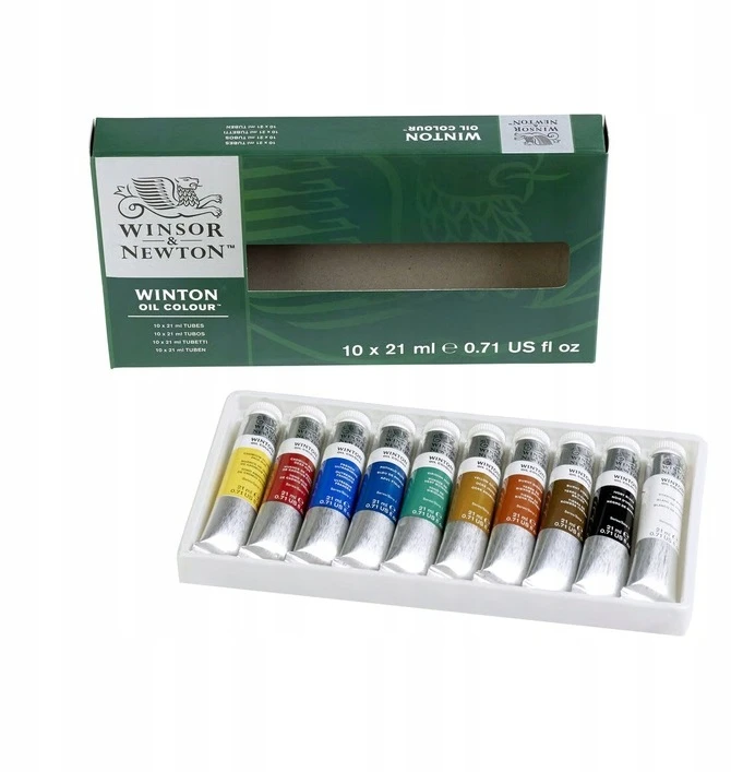 Winsor & Newton – Winton alyvos spalvos rinkinys (10x21ml) (831720)
