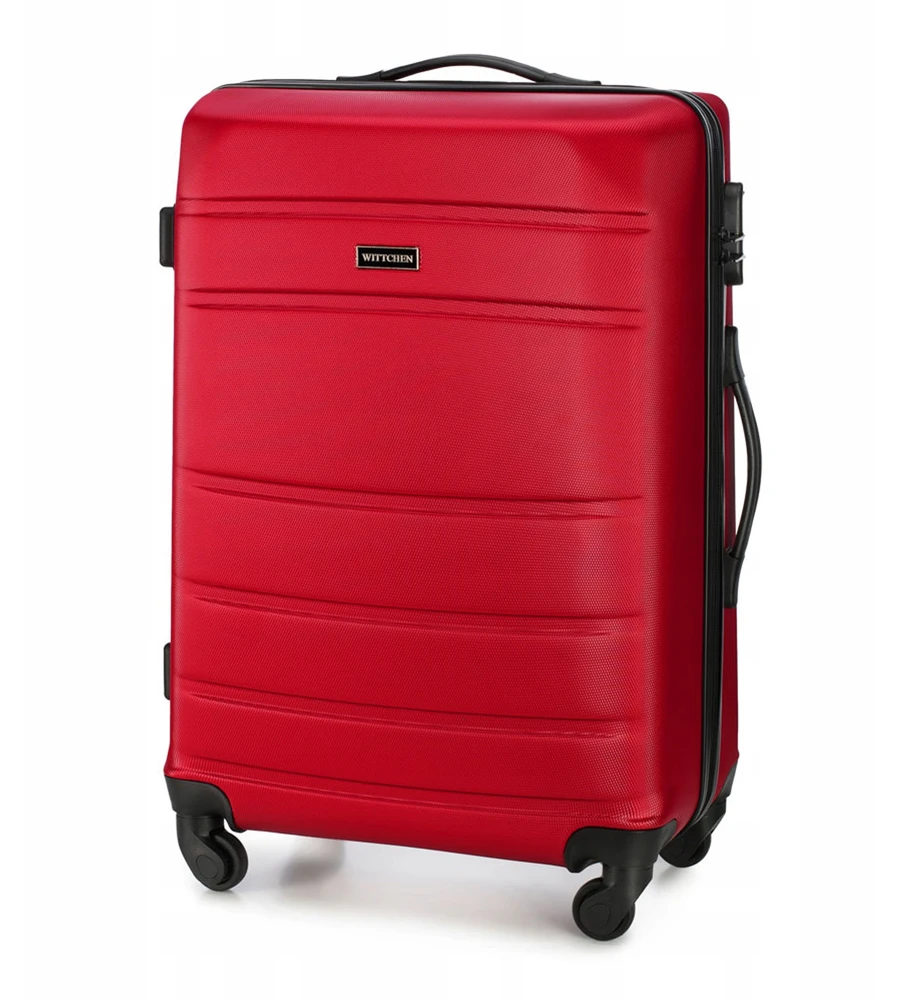WITTCHEN Globe Line vidutinis lagaminas 56-3A-652-35 raudonas