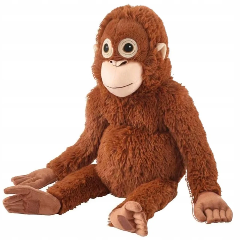 WKS DIDELIS MONKEY ORANGUTAN MASKOTAS 67 cm VELCRO RANKOS KOJOS PLIUSAS CADDY XXL