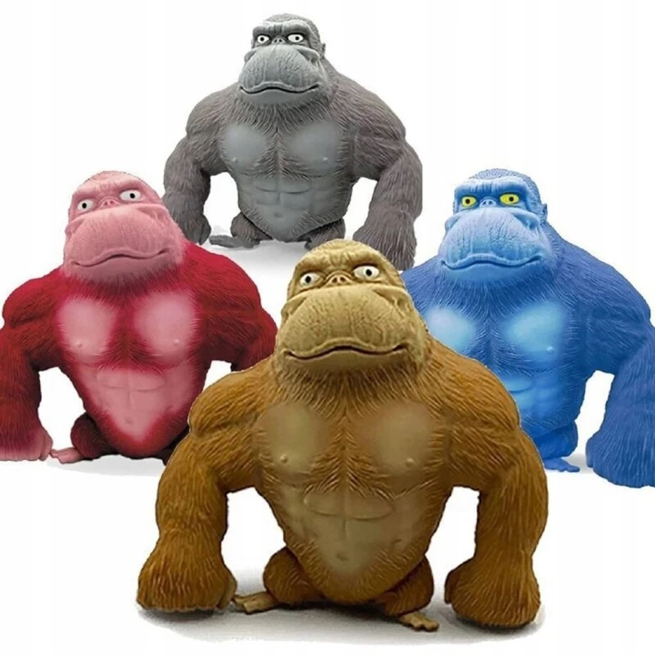 WKS Gorilla Gniotek Anti-stresinis Squishy elastingas sensorinis žaislas vaikams