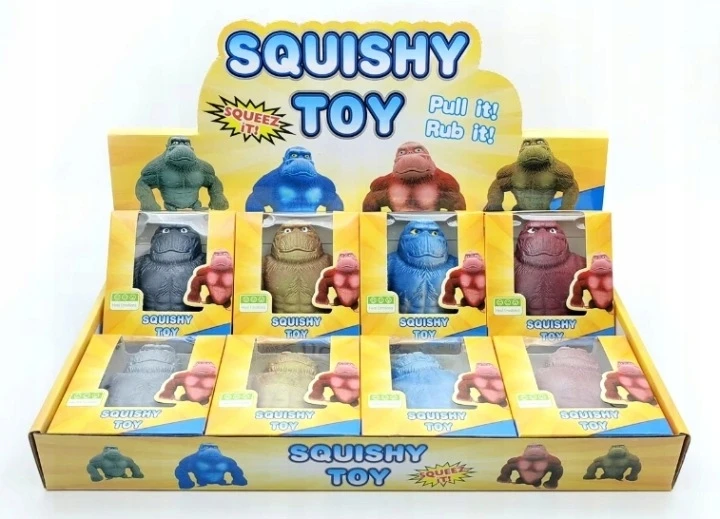 WKS Gorilla Gniotek Anti-stresinis Squishy elastingas sensorinis žaislas vaikams