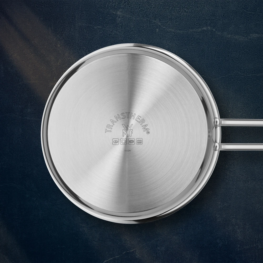 WMF Prikaistuvis MINI 1.2 L, 14 cm, Cromargan® 18/10 stainless steel, Nerūdijantis plienas, Indaplovė proof, Lid included