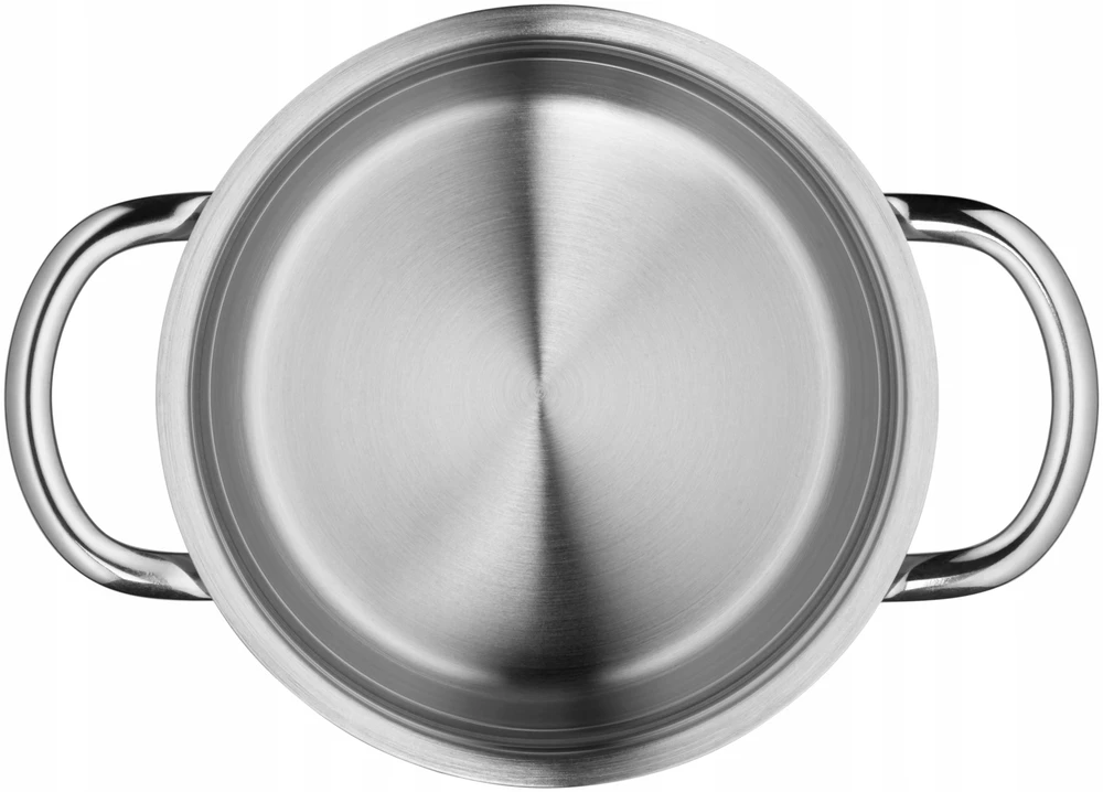 WMF Puodas su dangčiu, aukštas Mini 14 cm, 1,3l, plieno, dujų indukcija