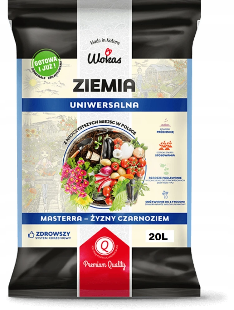 Wokas daržovių dirvožemis 20l Masterra