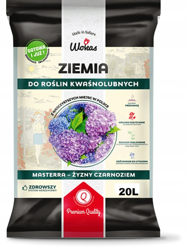 Wokas žemės substratas acidofiliniams augalams 20l Masterra