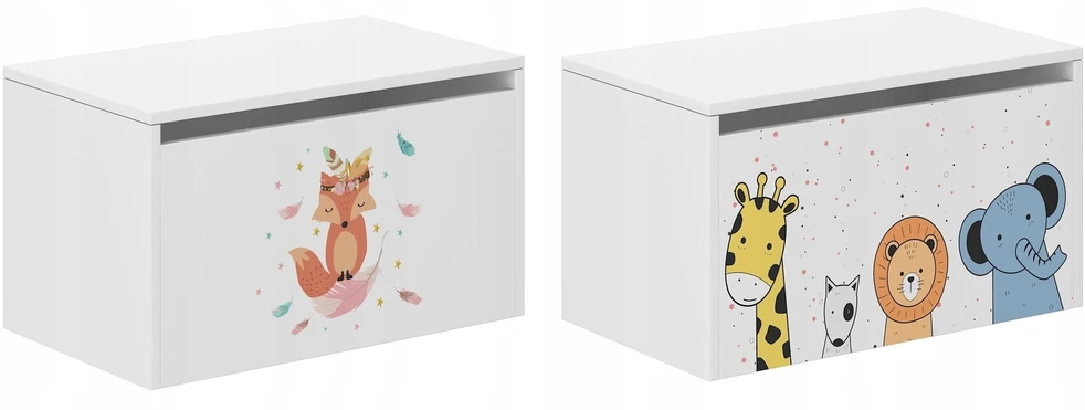 Wooden Toys DĖŽĖ – talpi žaislų talpykla – DAUG DIZAINŲ
