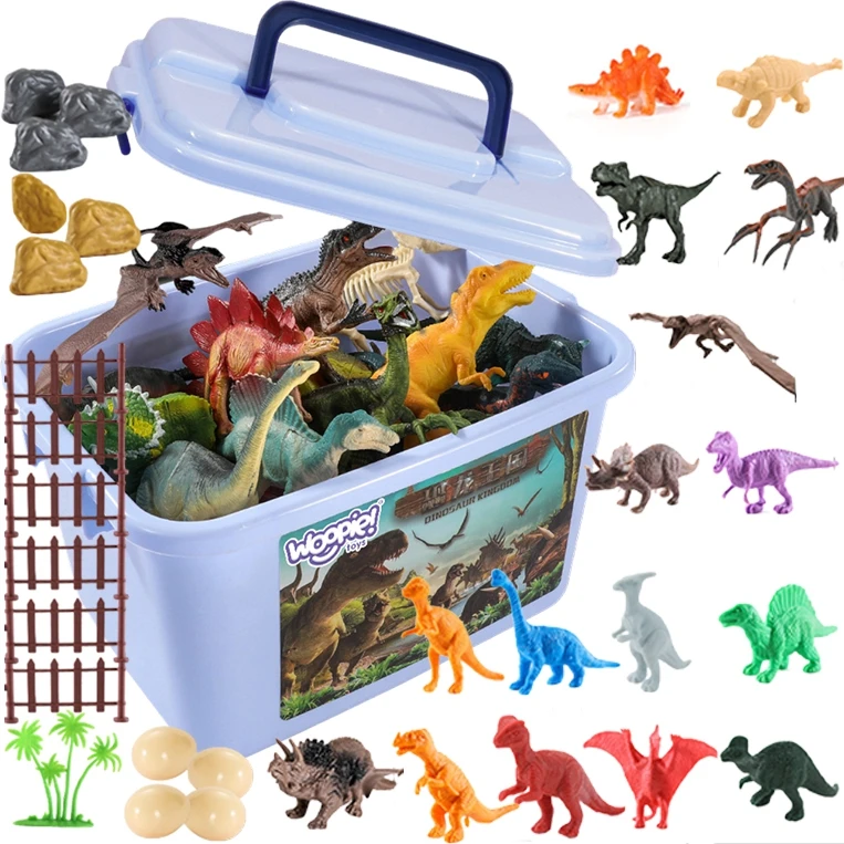 WOOPIE Dinozaurų Figūrėlių Rinkinys 40 vnt.