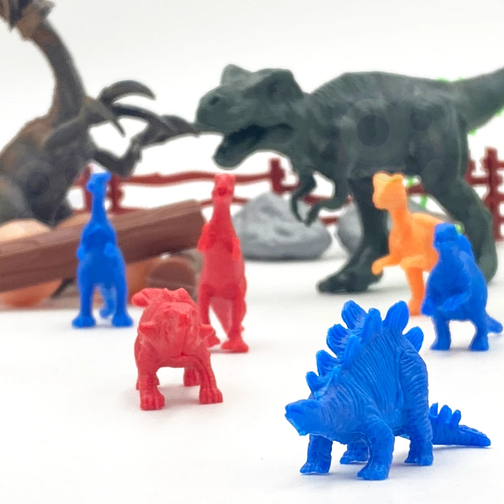 WOOPIE Dinozaurų Figūrėlių Rinkinys 40 vnt.