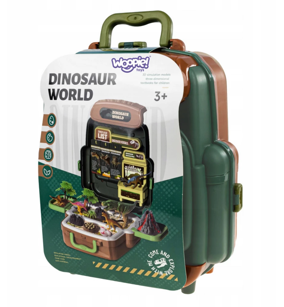 Interaktyvus dinozaurų lagaminėlis WOOPIE Dinosaur World