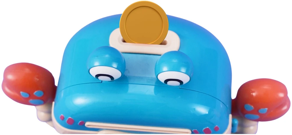 WOOPIE Elektroninė Skarbonka Krabų Kuprinė Mėlyna